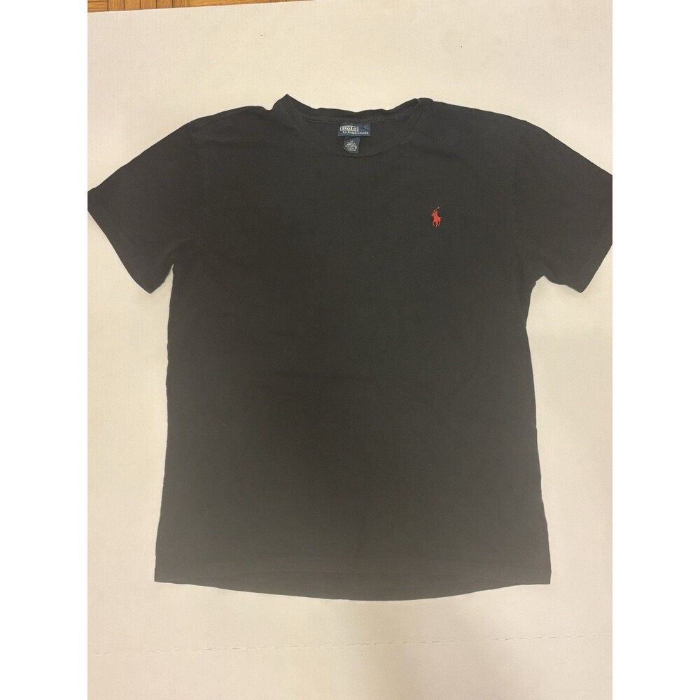 Polo Ralph Lauren Men’s M Black Short Sleeve Crew Neck Solid Polo Pony Logo Tee